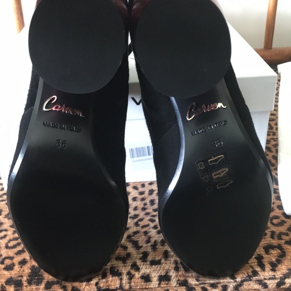 STUNNING Carven Suede Ankle Boots 🤩 - Size 5.5 (36) - Picture 8 of 9